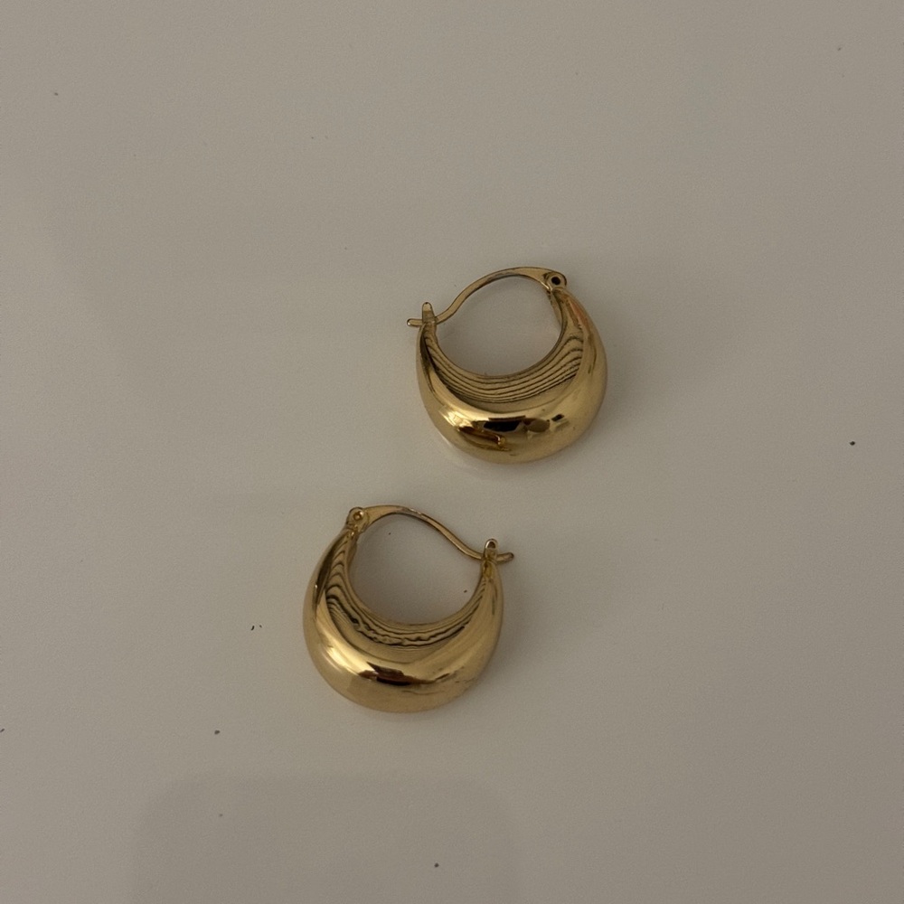 Urban Outfitter Chunky Gold Hoops